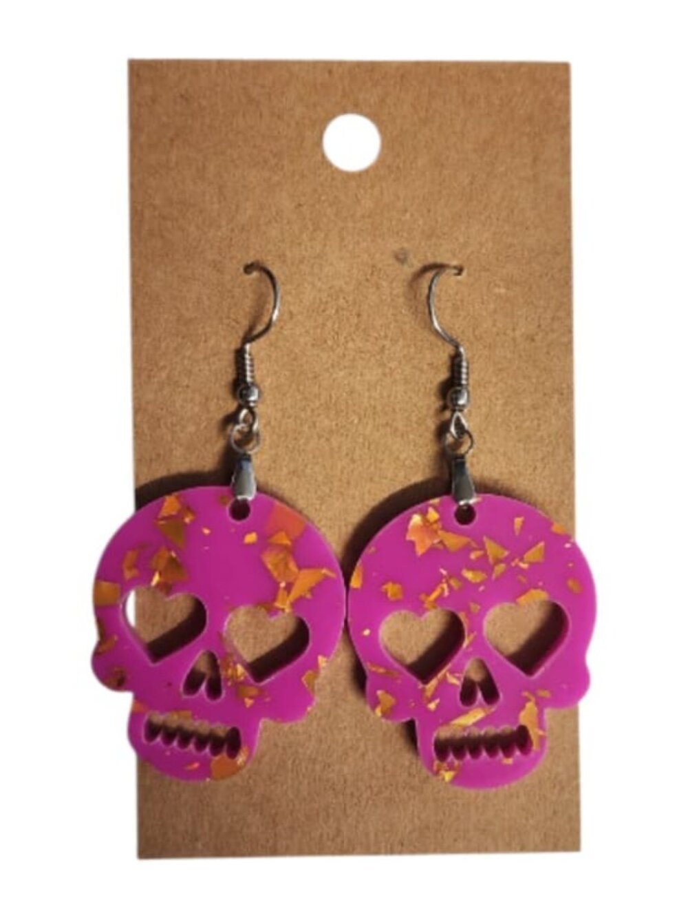Rosy Rebel Spark Acrylic Drop Earrings